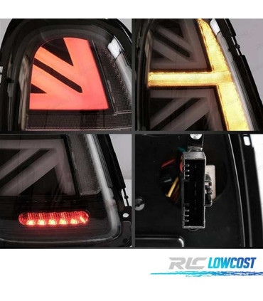FAROLINS LED MINI COOPER R56 R57 07-14 VERMELHO