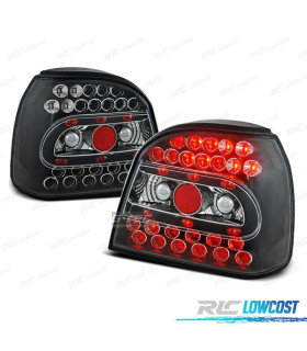 FAROLINS TRASEIROS LED VOLKSWAGEN VW GOLF 3 MKIII 91-97 PRETO