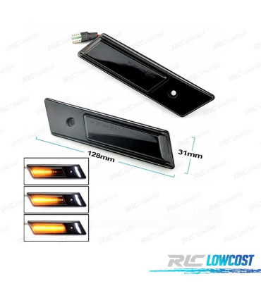 PISCAS LATERIAS LED DINAMICOS E36 90-96 FUMADOS