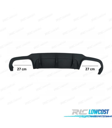 DIFUSOR TRASEIRO MERCEDES CLASE C W204 - C204 11- LOOK C63 AMG