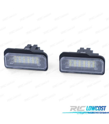 LUZES DE MATRICULA LED PARA MERCEDES CLASSE C W203 W211