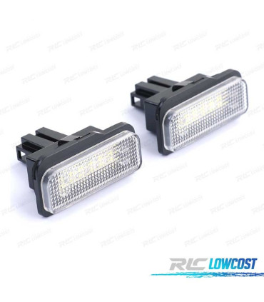 LUZES DE MATRICULA LED PARA MERCEDES CLASSE C W203 W211