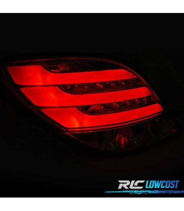 FAROLINS TRASEIROS LED PEUGEOT 207 06-09 FUMADO