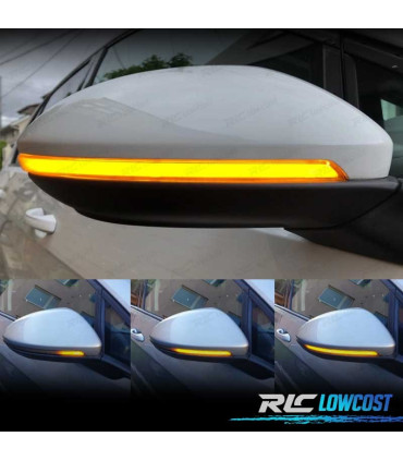 INDICADORES LATERAIS DINÂMICOS PARA VOLKSWAGEN VW GOLF 7 12-17 LEDS