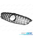 GRELHA DIANTEIRA MERCEDES W205 AMG 19- LOOK AMG GT PRATEADO