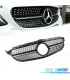 GRELHA DIANTEIRA MERCEDES W205 C205 19- LOOK DIAMOND PRETO