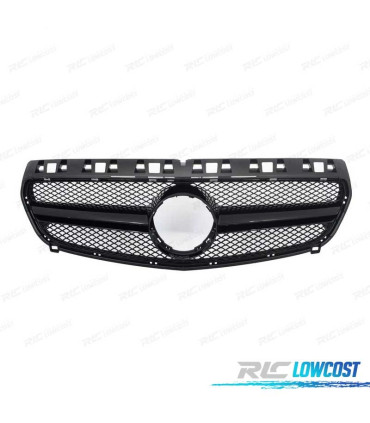 GRELHA FRONTAL MERCEDES CLASE A W17612-15 LOOK AMG A45 PRETO BRILHANTE
