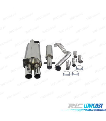 LINHA DE ESCAPE EM INOX PARA AUDI A3 8L SEAT LEON 1M E GOLF 4