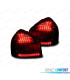 FAROLINS TRASEIROS LED AUDI A3 8L 96-03 FUMADO FUNDO CROMADO