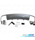 KIT DIFUSOR PARACHOQUES TRASEIRO AUDI A4 B8 11-15 LOOK S4 + 2 PONTEIRAS