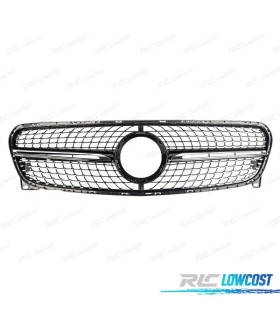 GRELHA FRONTAL MERCEDES CLASE GLA X156 AMG 15-17 LOOK DIAMOND PRETO
