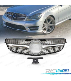 GRELHA FRONTAL MERCEDES W204 07-14 LOOK DIAMOND