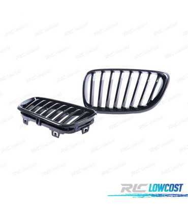 GRELHA FRONTAL BMW F22 F23 14-15 LOOK M PRETO BRILHANTE