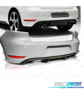 PARACHOQUES TRASEIRO PARA VOLKSWAGEN VW GOLF 6 08-12 GTI STYLE SINGLE PDC