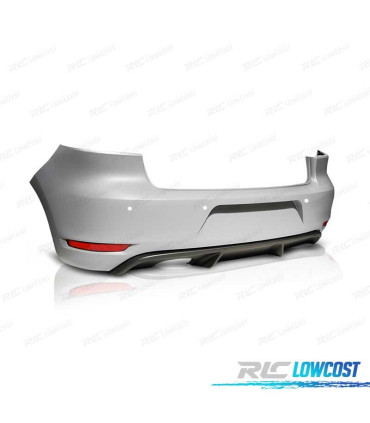 PARACHOQUES TRASEIRO PARA VOLKSWAGEN VW GOLF 6 08-12 GTI STYLE SINGLE PDC