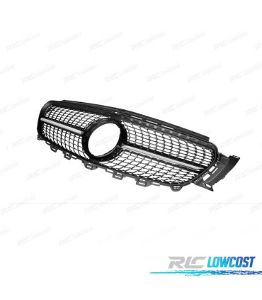 GRELHA FRONTAL MERCEDES CLASE E W213 17-20 LOOK AMG DIAMOND PRETO