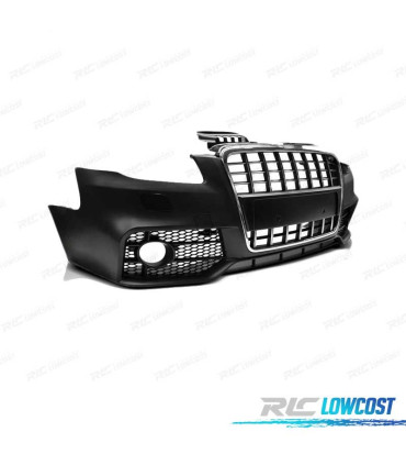PÁRA-CHOQUES FRONTAL AUDI A4 B7 04-08 LOOK S LINE CROMADO PRETO