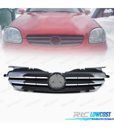 GRELHA MERCEDES CLASSE SLK R170 COUPE 96-04 LOOK SPORT PRETA