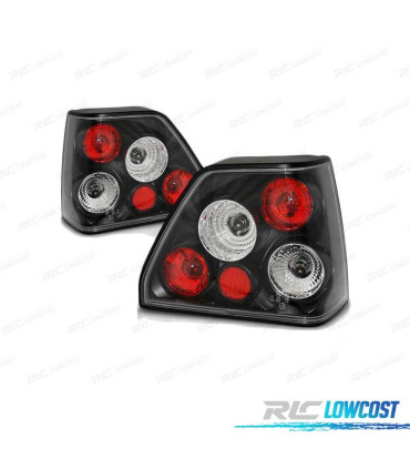 FAROLINS PARA VOLKSWAGEN VW GOLF 2 83-91 PRETOS