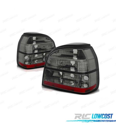 FAROLINS TRASEIROS VOLKSWAGEN VW GOLF 3 91-97 FUMADOS CRISTAL