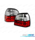 FAROLINS TRASEIRO PARA VOLKSWAGEN VW GOLF 3 91-97 VERMELHO BRANCO LOOK LEXUS