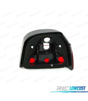 FAROLINS TRASEIRO PARA VOLKSWAGEN VW GOLF 3 91-97 VERMELHO BRANCO LOOK LEXUS