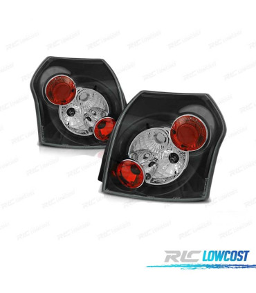 FAROLINS TRASEIRO PARA TOYOTA COROLLA 01-07 PRETOS LOOK LEXUS