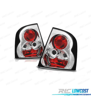 FAROLINS TRASEIRO PARA SKODA OCTAVIA 97-00 LIFTBACK CROMADOS LOOK LEXUS