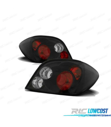FAROLINS TRASEIRO PARA PEUGEOT 307 01-07 PRETOS LOOK LEXUS