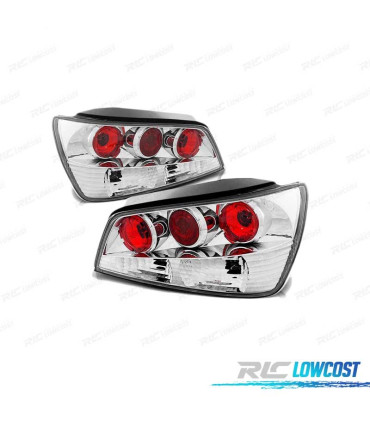 FAROLINS TRASEIRO PARA PEUGEOT 306 93-97 CROMADOS LOOK LEXUS