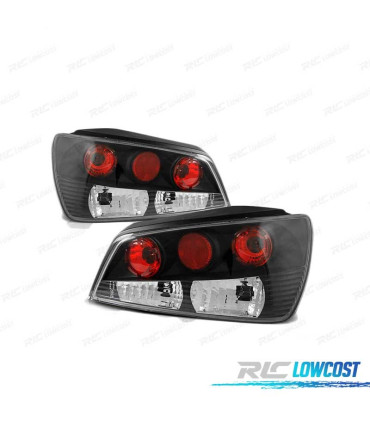 FAROLINS TRASEIROS PEUGEOT 306 97-01 PRETO