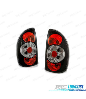 FAROLINS TRASEIRO PARA OPEL CORSA B 93-00 5D PRETOS LOOK LEXUS