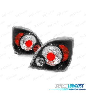 FAROLINS TRASEIRO PARA FORD FIESTA MK4 5 95-02 PRETOS LOOK LEXUS