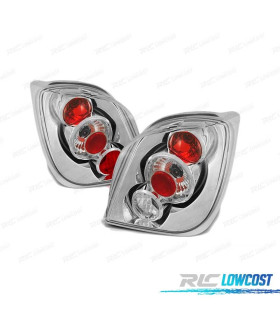 FAROLINS TRASEIRO PARA FORD FIESTA MK3 89-95 CROMADOS LOOK LEXUS