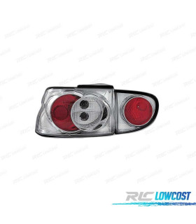 FAROLINS TRASEIRO PARA FORD ESCORT MK6 7 93-00 CROMADOS LOOK LEXUS