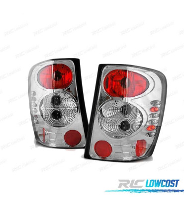 FAROLINS TRASEIRO PARA JEEP GRAND CHEROKEE WJ 99-05 CROMADOS LOOK LEXUS