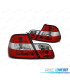 FAROLINS TRASEIROS BMW E46 COUPE 99-03 VERMELHO TRANSPARENTE