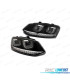 FARÓIS DAYLIGHT PARA VOLKSWAGEN VW POLO 6R 09-14 U-TYPE LED INDICADORES DINÂMICOS PRETO