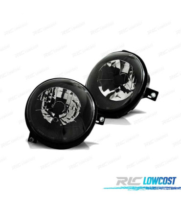 FARÓIS PARA VOLKSWAGEN VW LUPO 98-05 PRETOS