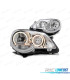 FARÓIS ANGEL EYES PARA VOLKSWAGEN VW POLO 9N3 04.05-09 CROMADO