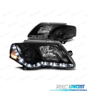 FAROIS DAYLIGHT VOLKSWAGEN VW PASSAT 3C 05-10 PRETO