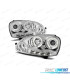 FAROIS OLHOS DE ANJO PARA VOLKSWAGEN VW GOLF 5 03-09 LEDS CROMADOS