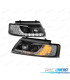 FARÓIS DAYLIGHT PARA VOLKSWAGEN VW PASSAT 3B 96-00 COM INDICADOR LED PRETOS