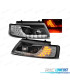 FARÓIS DAYLIGHT PARA VOLKSWAGEN VW PASSAT 3B 96-00 COM INDICADOR LED PRETOS