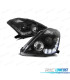 FARÓIS LED PARA NISSAN 350Z 03-05 BLACK PRETO