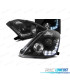 FARÓIS LED PARA NISSAN 350Z 03-05 BLACK PRETO