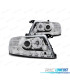 FARÓIS ANGEL EYES LED MITSUBISHI PAJERO V60 00-06 CHROME CROMADO