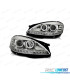 FARÓIS LED PARA MERCEDES W221 05-09 CHROME CROMADO