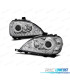 FARÓIS LED PARA MERCEDES W163 98-01 CHROME