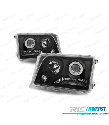 FARÓIS MERCEDES W124 93-95 PRETO